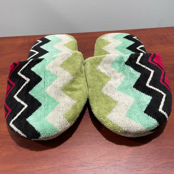 Missoni Shoes - Missoni Giacomo cotton terry chevron slippers